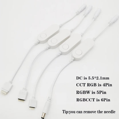 Zigbee 3.0 Smart LED Controller – DC 5V/12V/24V Dimmer for Single Color, CCT, RGB, RGBW & RGBCCT LED Strips, Compatible with Tuya, Alexa & SmartThings