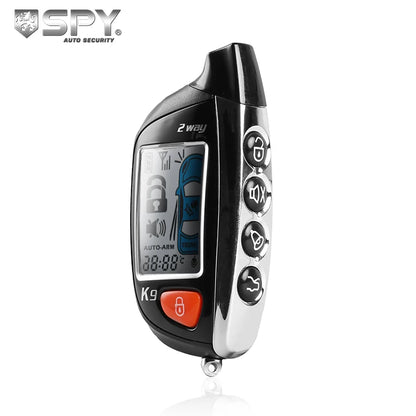 SPY Two-Way LCD Car Alarm System – Remote Security with Engine Start & Keyless Entry Car Protection System