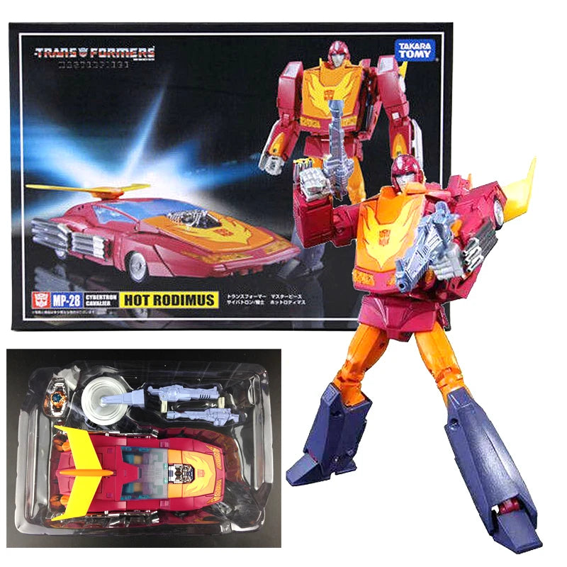 Transformation MasterPiece KO MP-28 Hot Rod – G1 Series Version Action Figure Robot Collectible Toy Gift