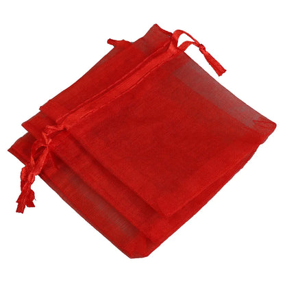Organza Gift Bags - 50/100pcs Drawstring Jewelry Pouches 24 Colors for Wedding Christmas Candy Gift Packaging