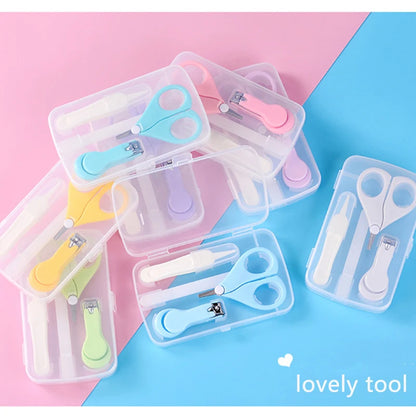 Baby Grooming & Health Care Kit – Multi-Piece Newborn Hygiene Set with Nail Cutter, Scissors & Cleaning Tools for Infant Care