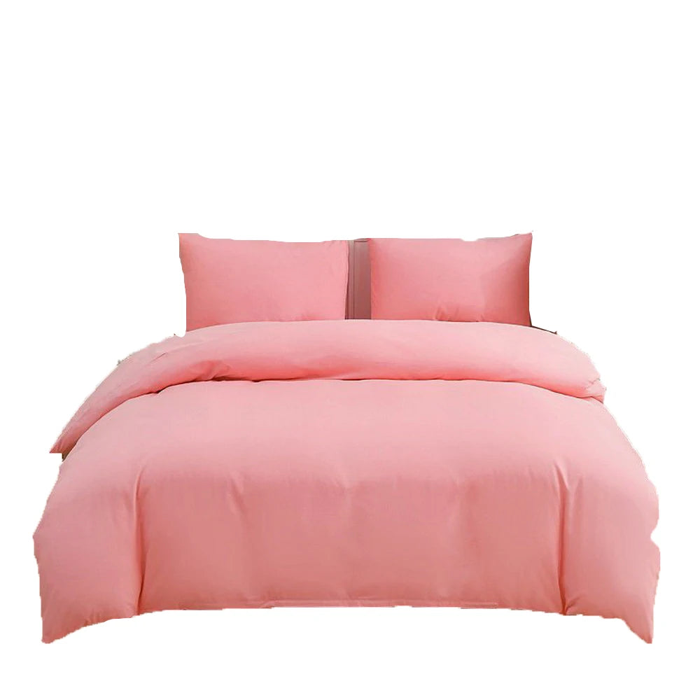New Design Dark Green Bedding Set - Duvet Cover, Bed Sheet & Pillowcase, King/Queen/Full/Single Size (Excluding Filler), 3/4pcs