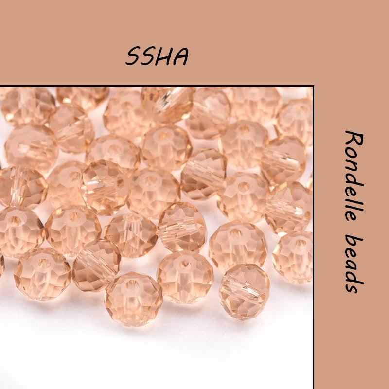 300PCS 4mm Round Crystal Glass Beads Set – Colorful Spacer Beads for Bracelet Jewelry Making & DIY Crafts (Buy 1 Get 1 Free)
