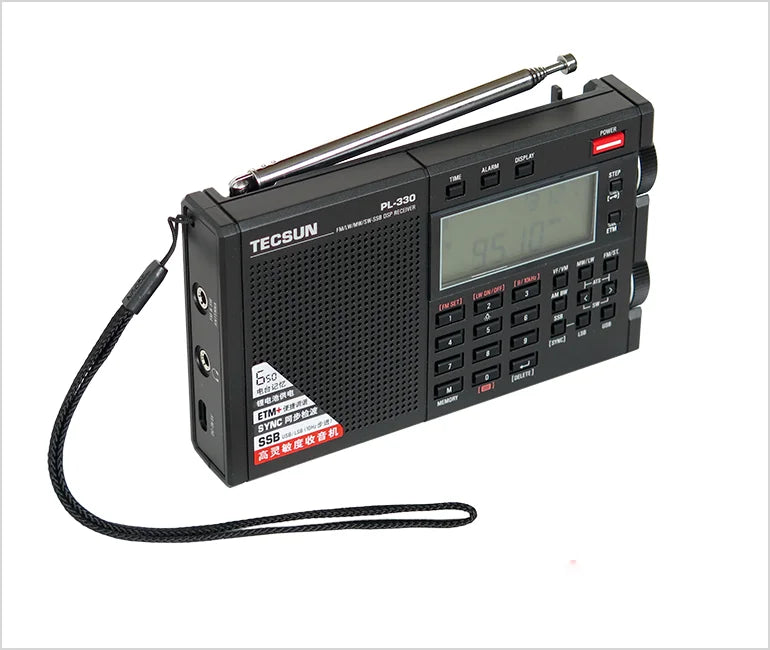 Tecsun PL-330 Full-Band Radio – FM/MW/SW/LW SSB DSP High Sensitivity Portable Multi-functional Receiver