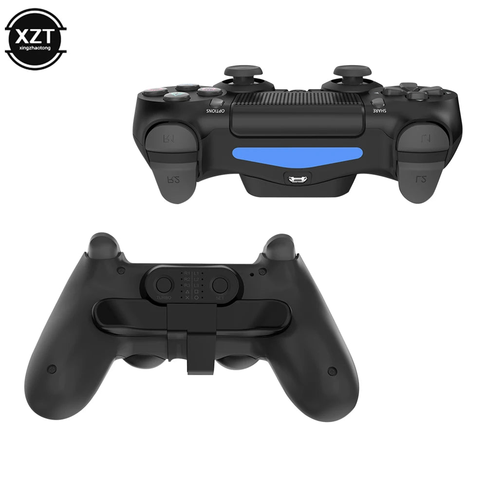PS4 Controller Back Button Attachment – Extended Paddles Joystick with Turbo Key Adapter, Gamepad Rear Button Accessory