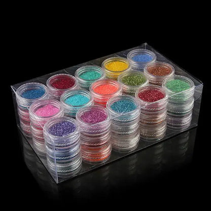 Halloween Glitter Tattoo Kit – Stencils, Glue, Brush & Body Art Makeup Glitter for Kids, Body Painting Powder