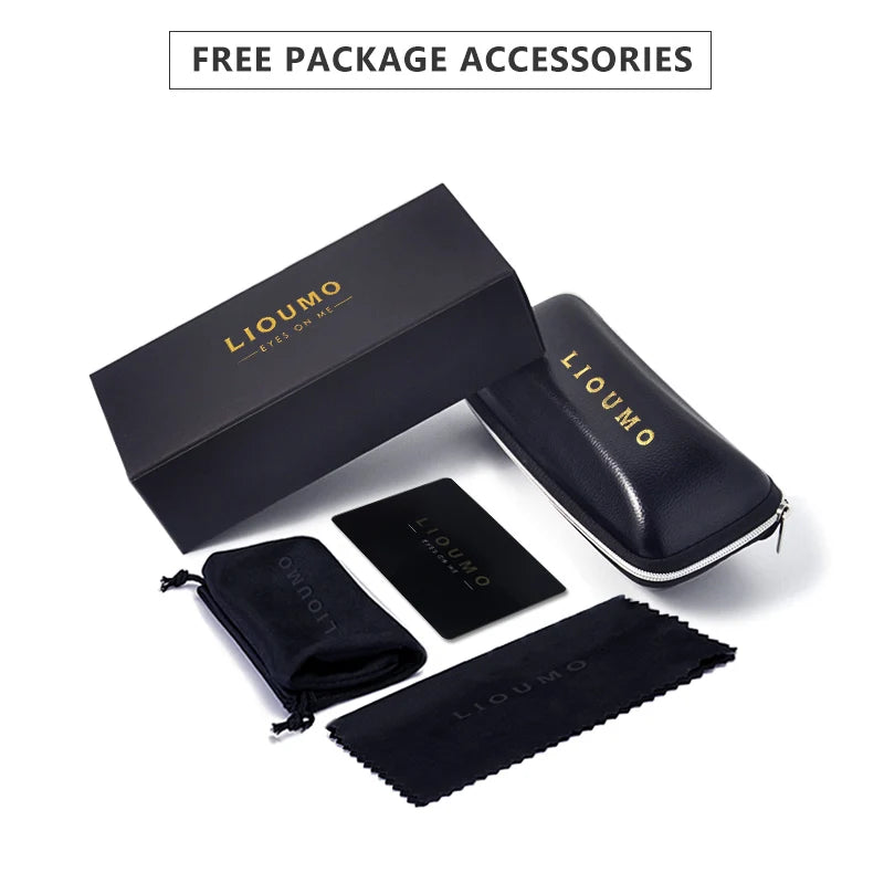 Brand Rivet Square Photochromic Sunglasses: Polarized Sun Glasses for Men & Women | Day Night Vision Anti-Glare | Zonnebril Heren