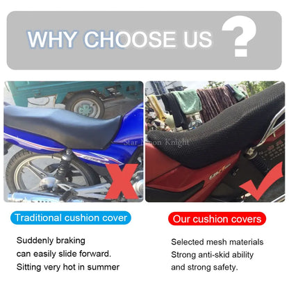 Suzuki V-Strom DL250/DL650/DL1000 Seat Cover – Durable Nylon Motorcycle Saddle Cushion Protector for All Models