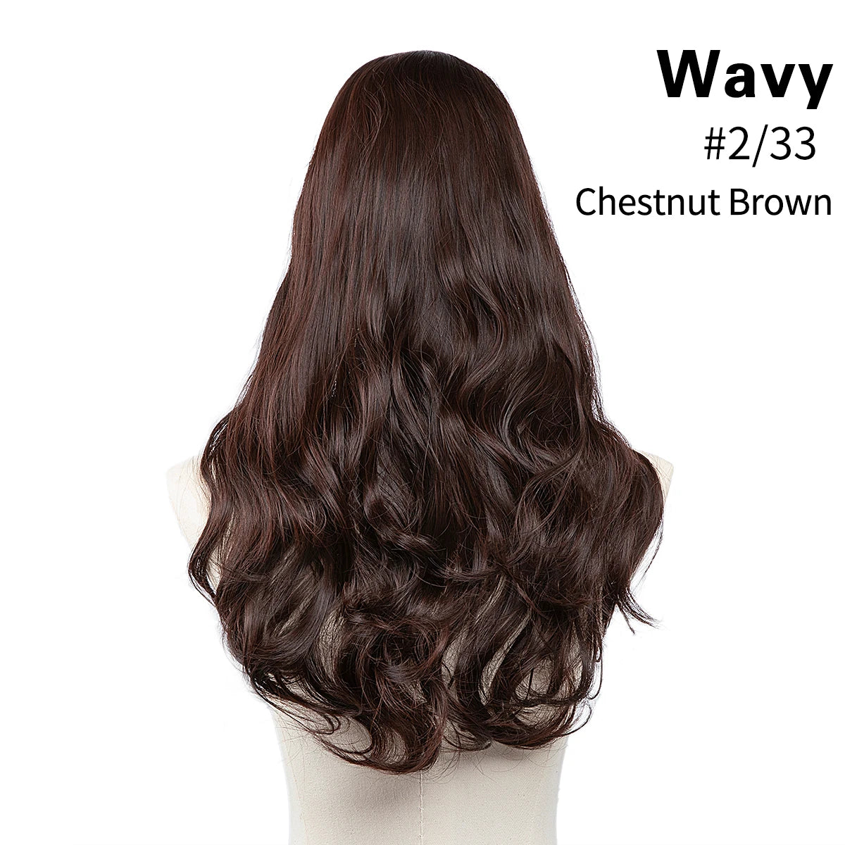 Synthetic U-Part Clip-in Hair Extensions – Long, Straight, Thick Blonde Hairpieces (16, 20, 24 Inch)
