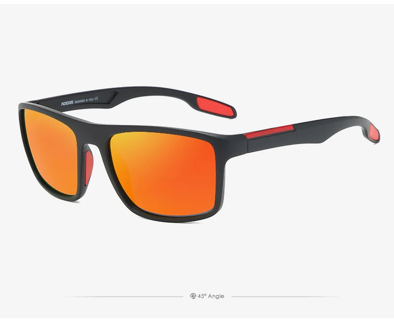 KDEAM Ultra-Light Polarized Sports Sunglasses for Men & Women – TAC 1.1mm Lens, Category 3 Driving Sun Glasses
