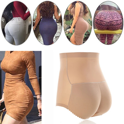 Women’s Tummy Control Body Shaper – Padded Butt Lifter Briefs Slimming Lingerie Panties