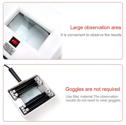 Professional UV Wood Lamp Skin Analyzer — Facial Diagnostic Device for Beauty & Skin Testing