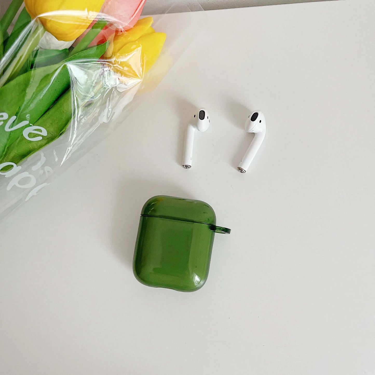 Retro Green High-Quality Earphone Case for Apple AirPods 1/2/3/4 & Pro 2 — Protective Charging Box Shell