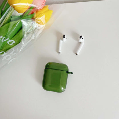 Retro Green High-Quality Earphone Case for Apple AirPods 1/2/3/4 & Pro 2 — Protective Charging Box Shell