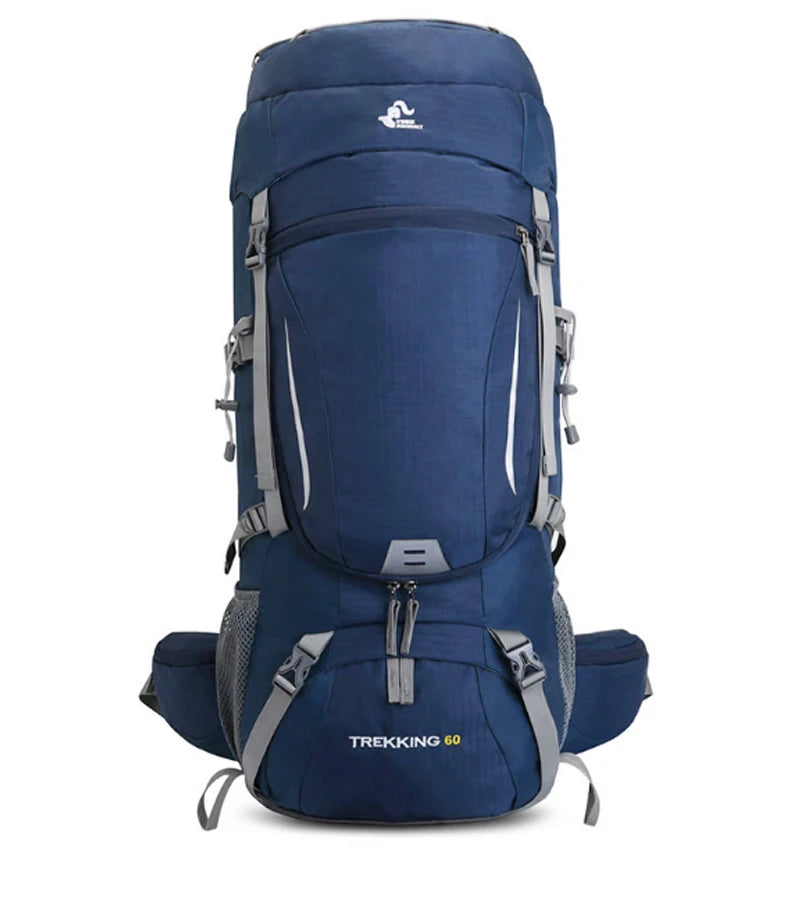 Men’s 60L Large Hiking Backpack — Mountaineering, Camping, Climbing & Outdoor Sport Rucksack XA108Y