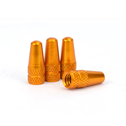 4/8PCS Aluminum Alloy Bicycle Tire Valve Caps – Dustproof Presta Valve Protectors for MTB & Road Bikes