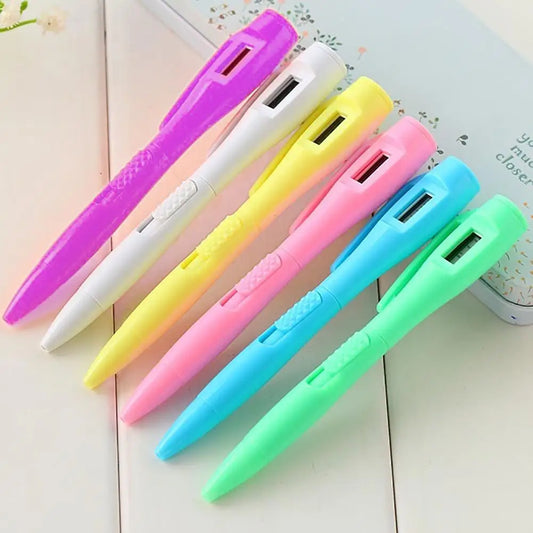 Office Digital Watch Ballpoint Pen - Electronic Clock & Ball Point Pen for Students, Civil Servants, Office, and School Use