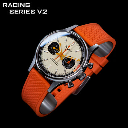Sugess ST19 Pilot Chronograph Watch – Mechanical Racing 1963 Limited Edition, Sapphire Crystal, Military Style
