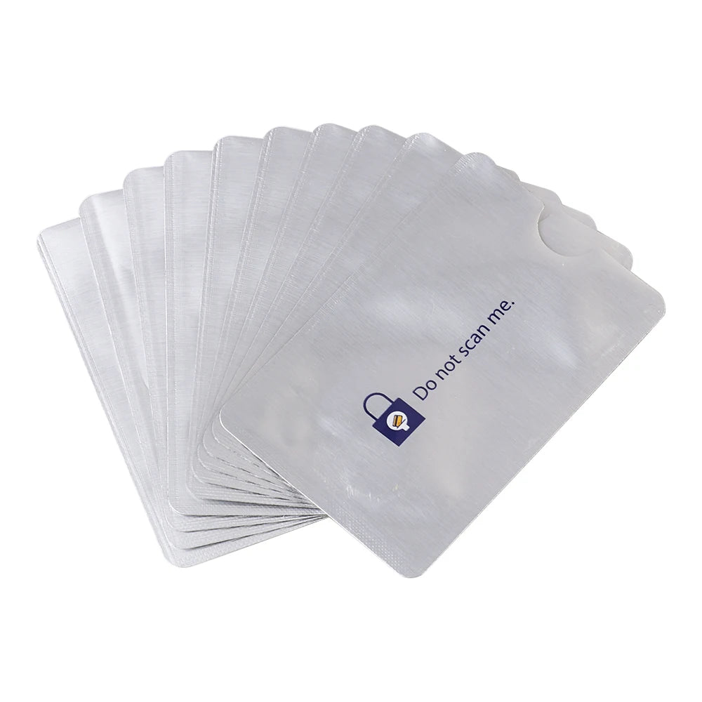 10PCS RFID Credit Card Protector Sleeves – Anti-Theft Blocking Skin Case Covers for Bank Cards, New Hot Sale