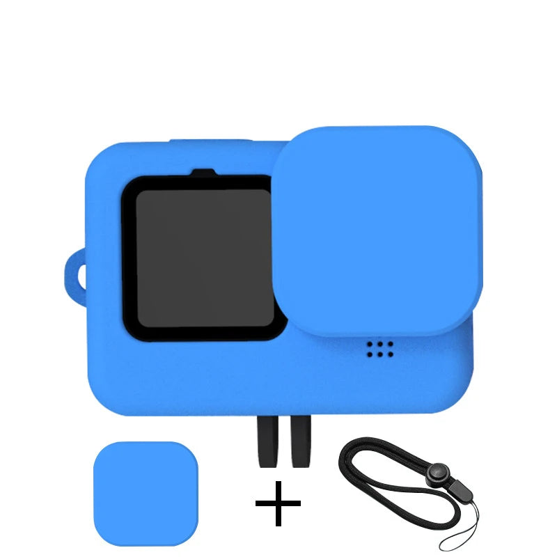 Soft Silicone Protective Case for GoPro Hero 9–13 Black – Rubber Housing Shell Accessory