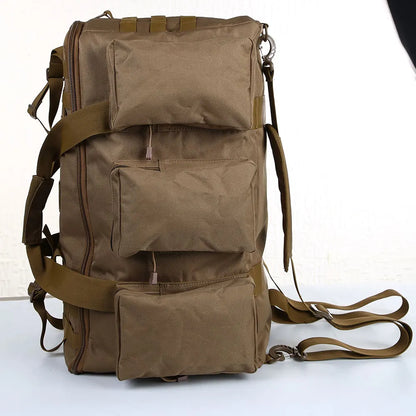 55L Tactical Duffel Bag – Large Hiking, Travel & Camping Backpack for Men, Gym and Weekend Trips