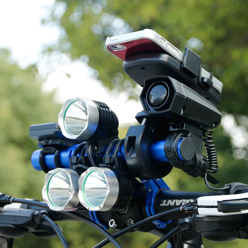 Bicycle Handlebar Extended Bracket - Alloy Fiber Bike Mount Bar for Headlights, Computers and Lamps | Support Rack in Various Sizes (10/20/25/30cm)