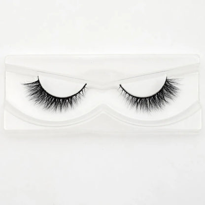 Visofree 3D Mink Eyelashes – Thick Handmade Full Strip Cruelty-Free False Lashes for Makeup M56