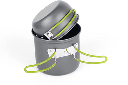 Ultralight Camping Cookware Set – Portable Pots & Tableware for Hiking, Trekking, Picnic, Fishing, and Mountaineering