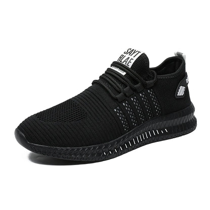 Fashion Sneakers for Men – Lightweight Casual Lace-Up Shoes, Breathable Walking Footwear