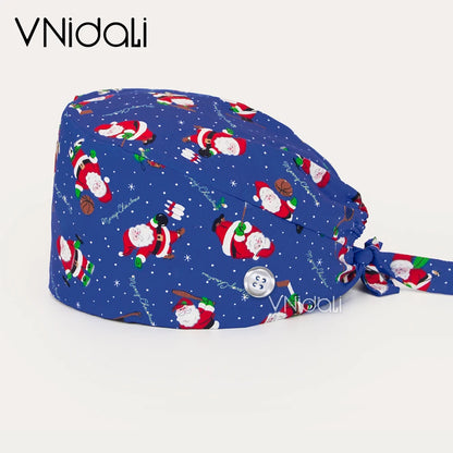 Tooth Printed Scrub Caps – Dental Surgical Hats for Women & Men, Operating Room Medical Hat