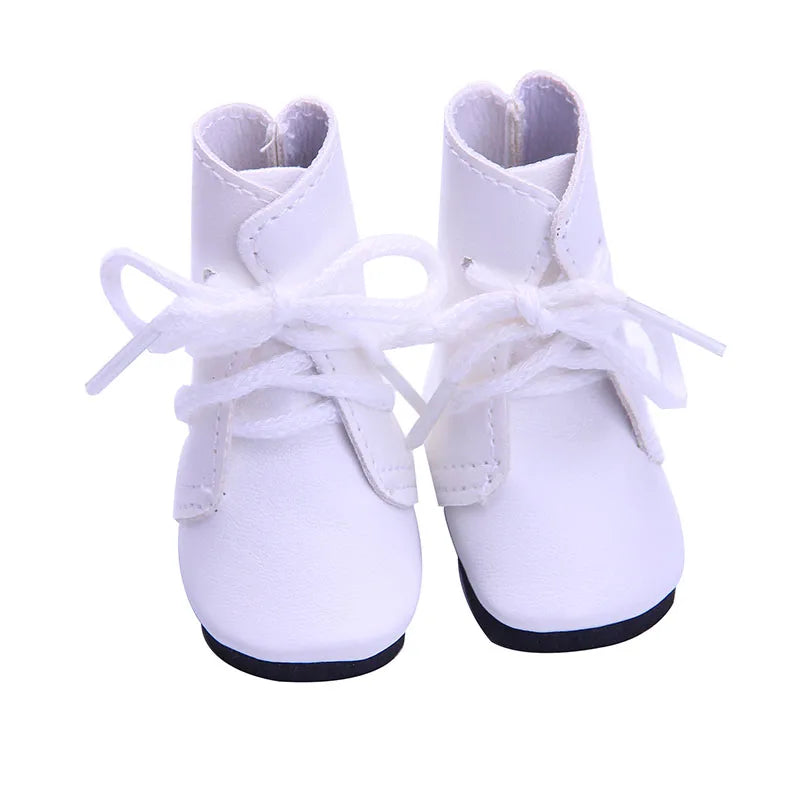 5CM Doll Snow Boots – Pop Plush Canvas Shoes for 14.5" Dolls, 32-36CM Paola Reina & 20CM Cotton Dolls Accessories