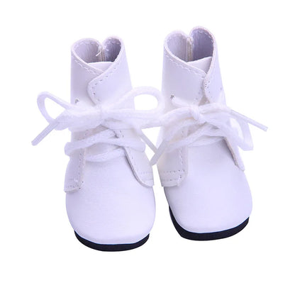 5CM Doll Snow Boots – Pop Plush Canvas Shoes for 14.5" Dolls, 32-36CM Paola Reina & 20CM Cotton Dolls Accessories