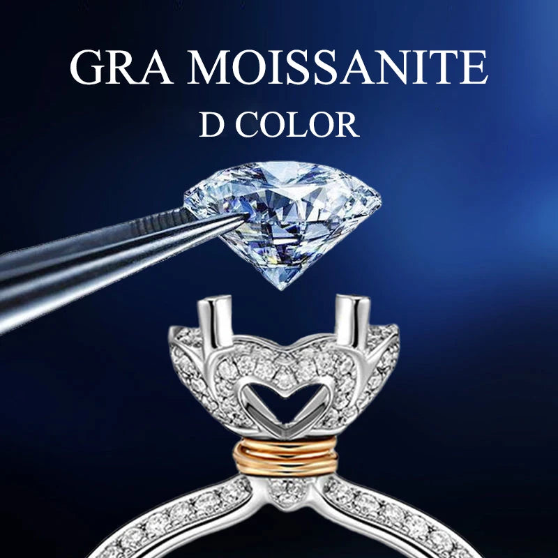 100% Real Moissanite Diamond Tester Pen — GRA Certified D VVS1 Belgium Cut Gemstones at Factory Price