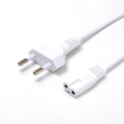 2-Pin US/EU to C7 C8 Power Extension Cable – Figure 8 LED Light & Laptop Cord for PS4, 0.6M/1.5M