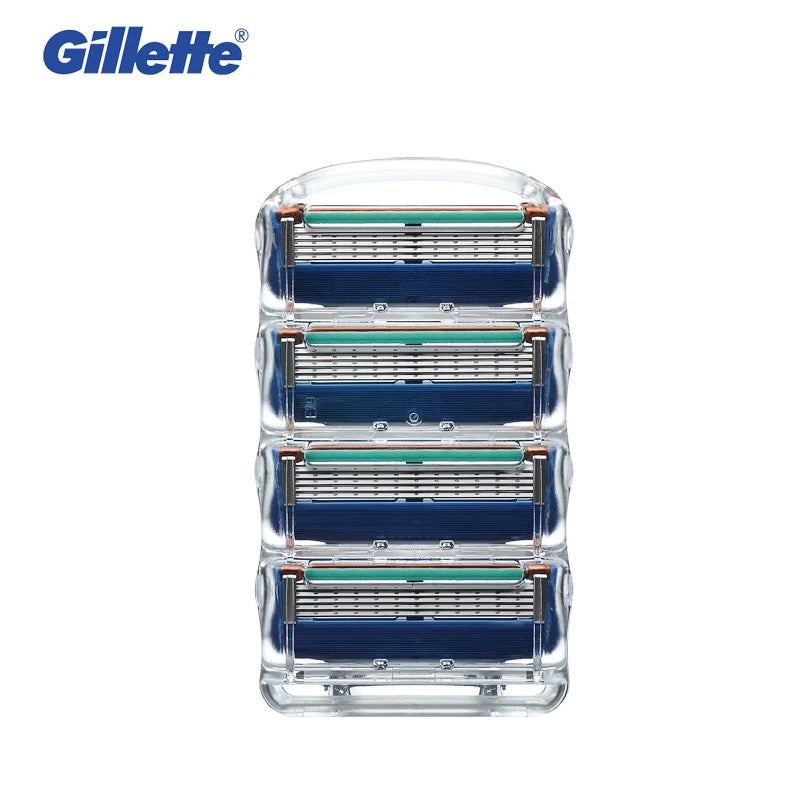 Gillette Fusion 5-Layer Razor Blades for Men - Replacement Shaving Head for Professional Beard Care