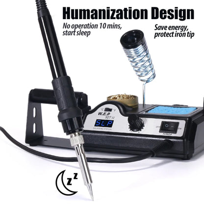 WEP 927-II 2 Helping Hands 60W Electric Soldering Iron Station with Digital Display and Adjustable Temperature Tool