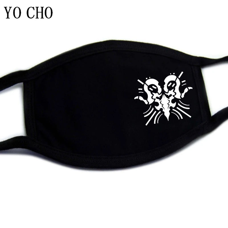 YO CHO Unisex Cotton Dust Mouth Mask – Anime Cartoon Respirator, Warm Mouth Muffle, Perfect Birthday Party Gift