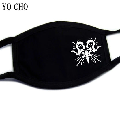 YO CHO Unisex Cotton Dust Mouth Mask – Anime Cartoon Respirator, Warm Mouth Muffle, Perfect Birthday Party Gift