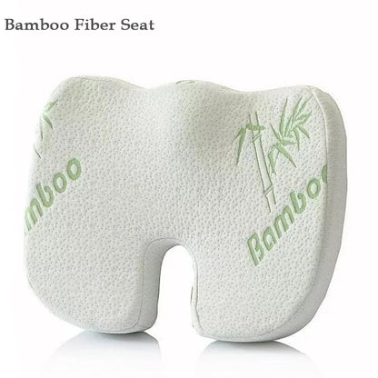 Orthopedic Memory Foam Seat Cushion – Hemorrhoid Relief, Car & Office Chair Lumbar Support, Breathable Pain Relief Pillow