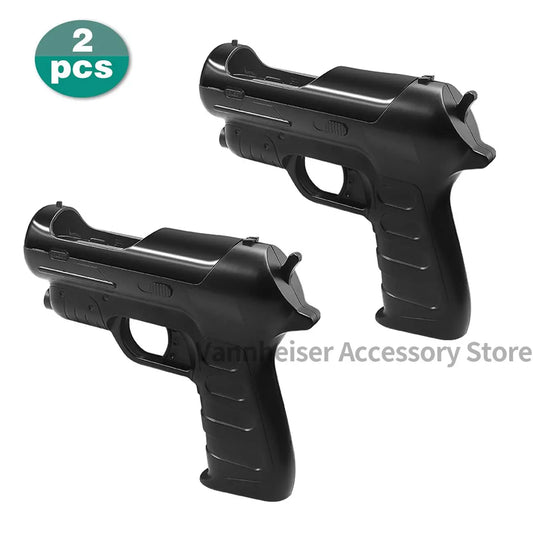 2PCS Somatosensory Gun-Style Handle Controllers – VR Shooting Accessories for Sony PlayStation 3/4 & PSVR Games