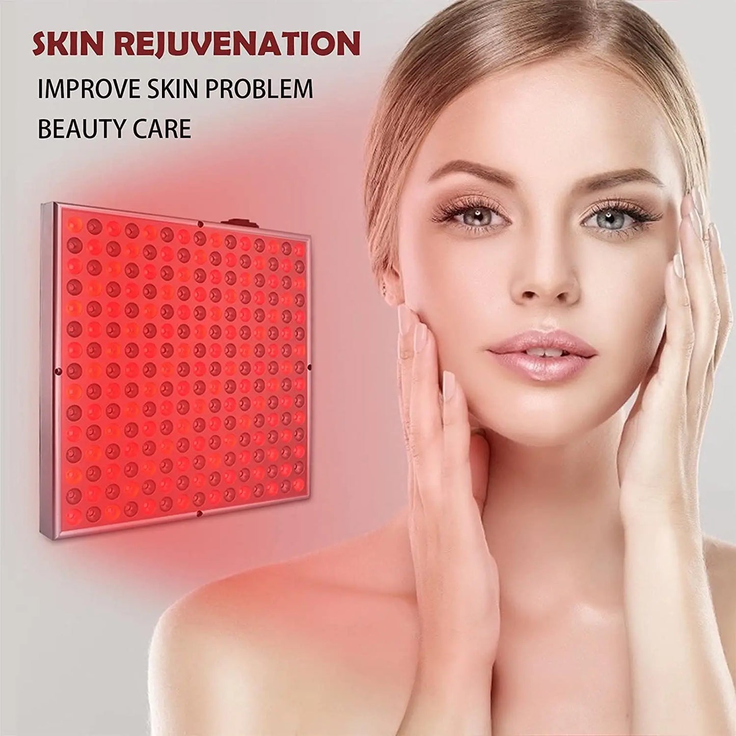 45W Red LED Therapy Panel — 660nm Deep Red & 850nm Near-Infrared Combo