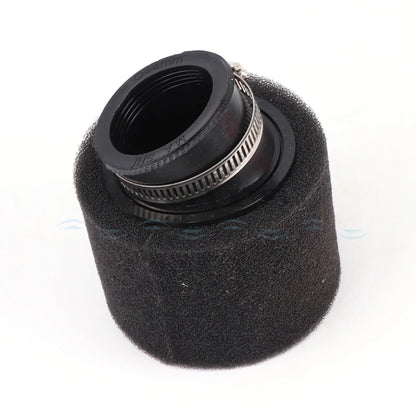 35–60mm Foam Air Filter – Red Elbow Neck Sponge Cleaner for Scooter, Dirt Bike, Motorcycle | Kayo BSE Compatible