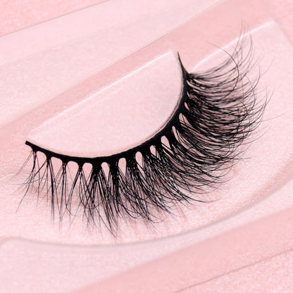Visofree 3D Mink Eyelashes – Thick Handmade Full Strip Cruelty-Free False Lashes for Makeup M56