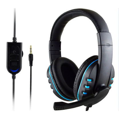 3.5mm Wired Gaming Headset — Headphones with Microphone for PS4, PC, Music & Chat