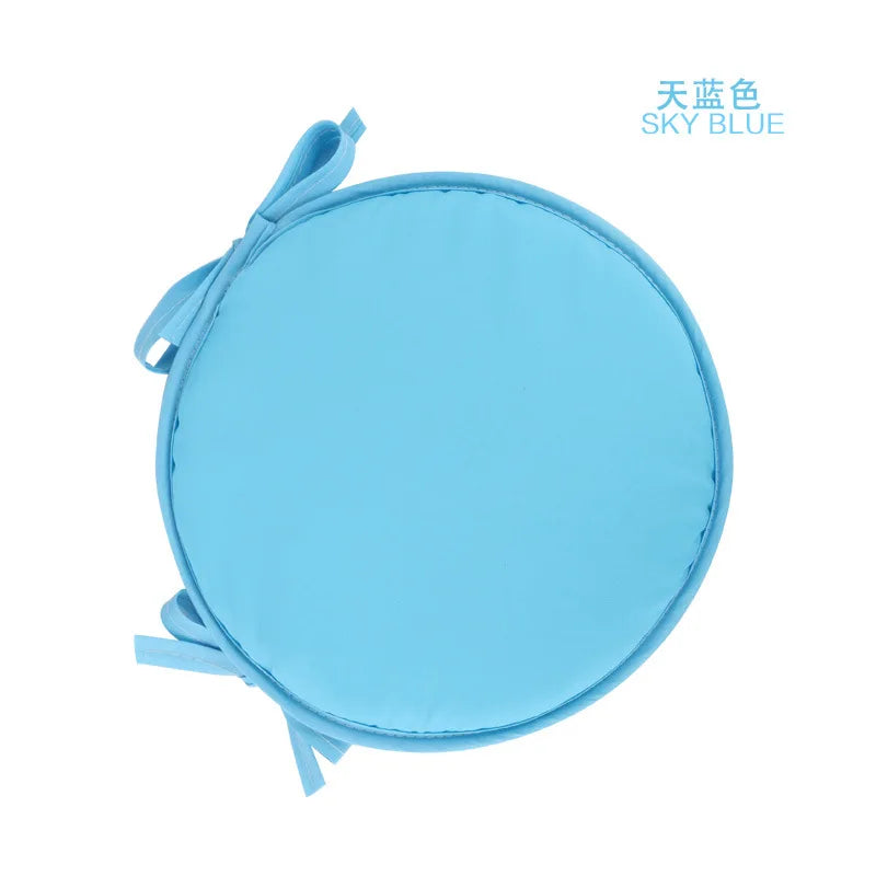 Round Chair Cushion – Candy Color Seat Pad with Drawstring, Home Decor & Office Chair Cushion, 30cm & 38cm