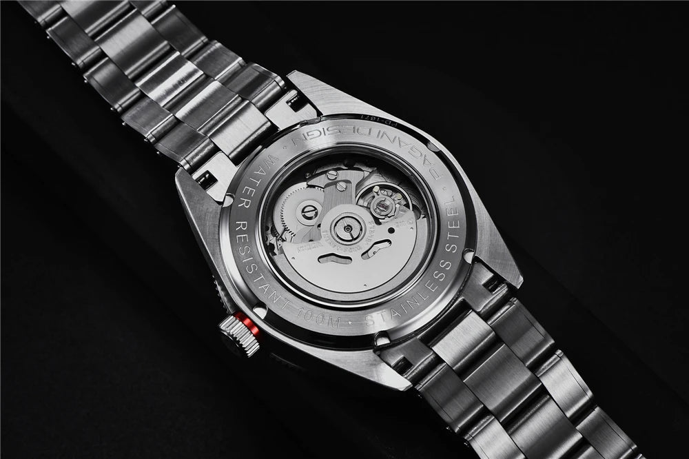 PAGANI DESIGN 2025 BB58 Men's Watch – Retro Automatic NH35A Mechanical, Luxury 100M Waterproof Wristwatch