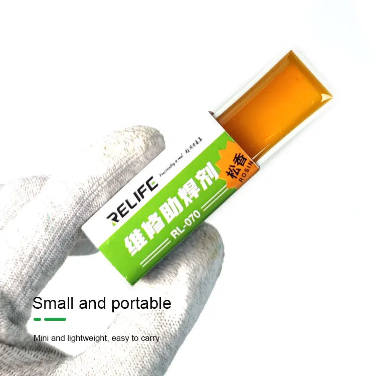 RELIFE RL-070 High Purity Rosin Soldering Paste – Soldering Assistant for Electric Iron & Tin Tools