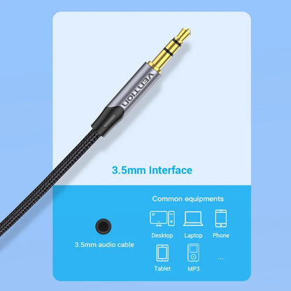 Vention 3.5mm to 2RCA RCA Audio Cable – Stereo Splitter Jack Cord for Smartphone, Amplifier & Home Theater AUX Connection