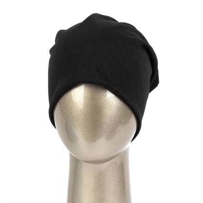 Solid Polyester Beanie - Unisex Casual Beanie Hat for Men & Women | Thin Skullies Cap