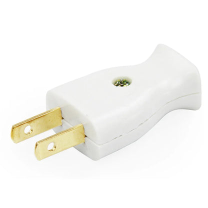 American 2-Pole Bakelite Power Plug - 15A Rewirable US Wiring Adapter Socket Connector for Power Cables
